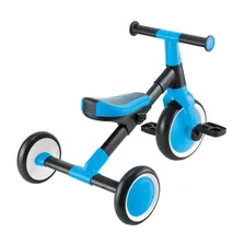 GLOBBER Трехколесный велосипед-беговел LEARNING TRIKE 2 в 1 Голубой