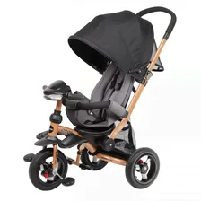 Велосипед детский 3х колесный с ручкой Moby Kids Stroller trike 10x10 AIR Car, c накачивающимися колесами