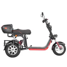 Электроскутер трицикл White Siberia Pro Trike 3000W (Черный)