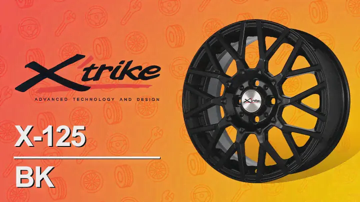 Колесные диски для автомобилей, марка диска X'trike X-125 BK.