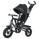 Велосипед 3-х колесный Lexus trike, ЧЁРНО-СЕРЫЙ, колёса 12 и 10"(надувные), регулируемая спинка Lexus Trike TM