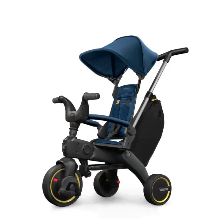 Складной трехколесный велосипед Doona Liki Trike S3 синиц-0