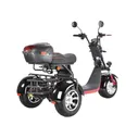 Электроскутер трёхколёсный White Siberia PRO Trike 3000W Black