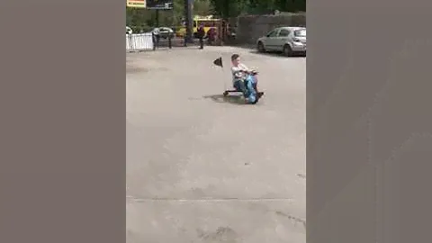 Дрифт карт дрифт трайк огонь и лёд Windtech Drift Cart 8″ Crazy Bug