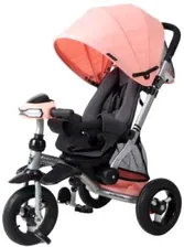 Велосипед-коляска трехколёсный Moby Kids Stroller trike 10x10 AIR Car 250 мм розовый 641075
