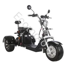 Электроскутер citycoco trike chopper трехколесный