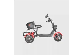 Электротрицикл Citycoco White Siberia TRIKE MINI 1500W Красный
