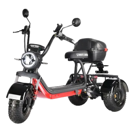 Электроскутер WHITE SIBERIA TRIKE MINI BLACK 178W