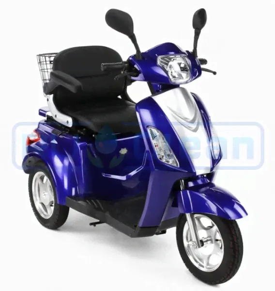 Электроскутер Volteco TRIKE NEW (синий)-0