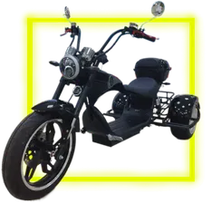 Электроскутер Трицикл Чоппер Trike 6000w 60V40Ah