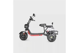 Электротрицикл Citycoco White Siberia TRIKE MINI 1500W Красный