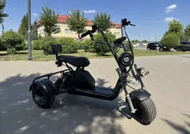Электроскутер Ikingi X1 Pro Trike 48v 23ah 1000Ватт, черный матовый