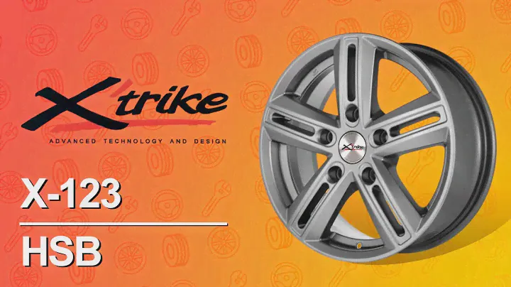 Колесные диски для автомобилей, марка диска X'trike X-123 HSB.