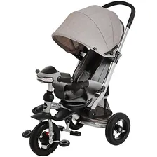 Трёхколёсный велосипед-коляска Moby Kids Stroller trike Air Car, 10x10, Серый, Трёхколёсный велосипед-коляска Moby Kids Stroller trike Air Car, 10x10