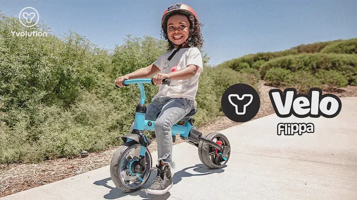 Yvolution Y Velo Flippa | 4-in-1 Toddler Trike to Balance Bike
