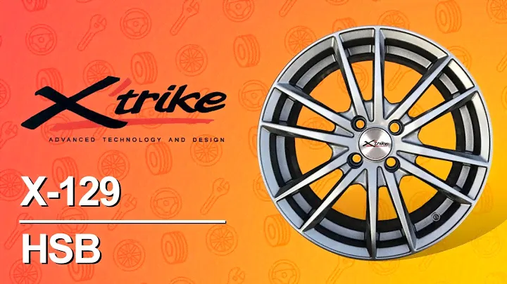 Колесные диски для автомобилей, марка диска X'trike X-129 HSB.