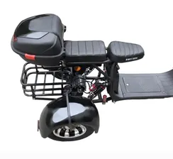 Трехколесный электроскутер White Siberia Pro 2000w Trike+