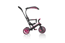 GLOBBER Велосипед-беговел TRIKE EXPLORER (4 IN 1) розовый (632-110)