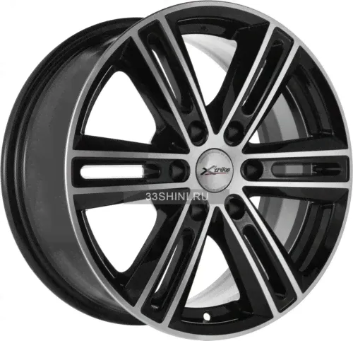 Диски X-trike X-124 7.5x17 6x139.7 ET 25 Dia 106.1 (BKFP)-0