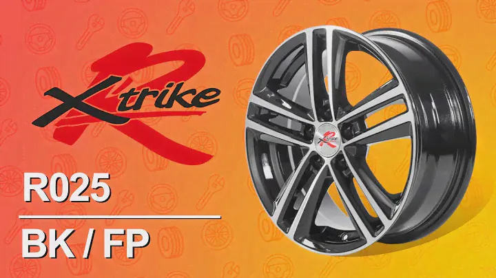 Колесные диски для автомобилей, марка диска X'trike RST R046 BK/FP