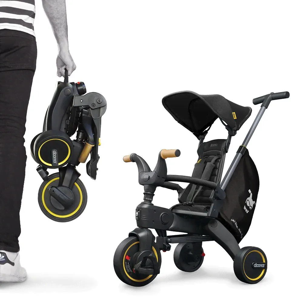 Doona Складной велосипед Liki Trike S5, Nitro Black-1