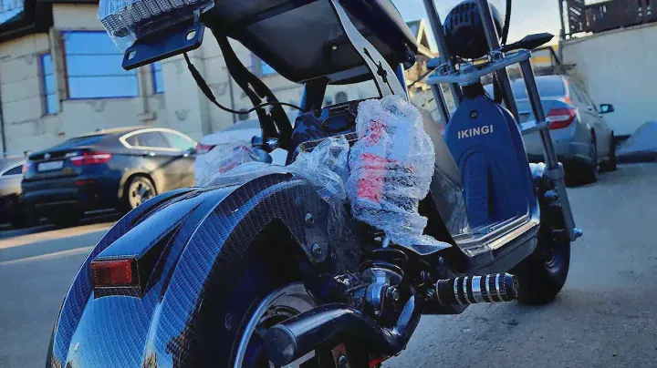 🔥 НОВИНКА 🔥 Мощный Коротыш 2024🔥 Новый Электроскутер 🛵  IKINGI X1 Pro 1000W 48V20,000 Ah